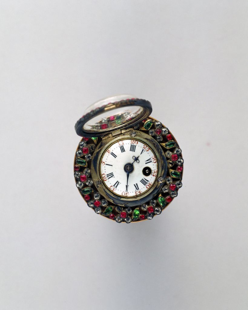 图片[2]-Gold-plated agate telescope watch-China Archive